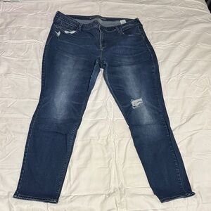Old Navy Women's Dark Blue Skinny Jeans